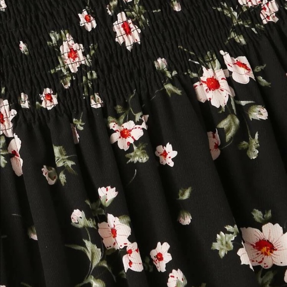 Ditsy floral print dress/off the shoulder size8/10 - Picture 2 of 7